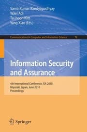 Tapa de Information Security And Assurance 4th International Conferenc Proceedings