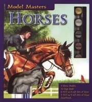 Tapa de Horses With 4 Horse Models and Paint Brush and 6 Pots of Paint 2 Pots of Glaze and Paperback Book
            
                Model Masters