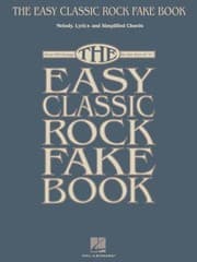 Tapa de The Easy Classic Rock Fake Book Melody Lyrics And Simplified Chords