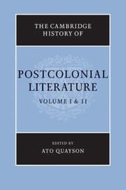 Tapa de The Cambridge History Of Postcolonial Literature