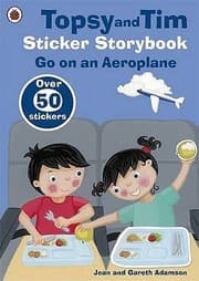 Tapa de Topsy Tim Go On An Aeroplane Sticker