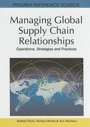 Tapa de Managing Global Supply Chain Relationships Operations Strategies And Practices