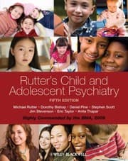 Tapa de Rutters Child and Adolescent Psychiatry With CDROM