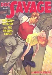 Tapa de The Secret In The Sky And The Giggling Ghosts Two Classic Adventures Of Doc Savage