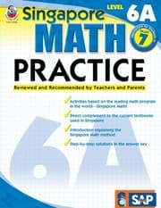 Tapa de Singapore Math Practice Level 6A Grade 7
            
                Singapore Math Practice