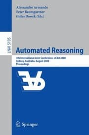 Tapa de Automated Reasoning 4th International Joint Conference Proceedings