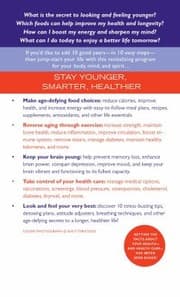 Tapa de Stay Younger Smarter Healthier How To Add Ten Good Years To Your Life