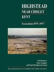 Tapa de Highstead Near Chislet Kent Excavations 19751977