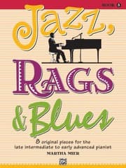 Tapa de Jazz Rags Blues 8 Original Pieces For The Late Intermediate To Early Advanced Pianist
