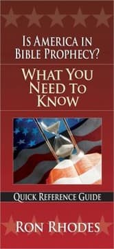 Tapa de Is America in Bible Prophecy
            
                Quick Reference Guides Harvest House