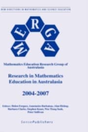 Tapa de Research In Mathematics Education In Australasia 20042007
