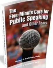 Tapa de The Fiveminute Cure for Public Speaking and Other Fears