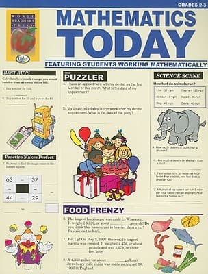 Tapa de Mathematics Today Featuring Students Working Mathematically