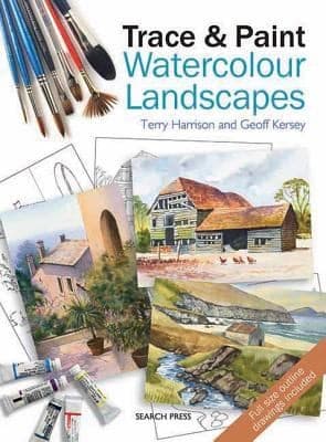 Tapa de Trace Paint Watercolour Landscapes