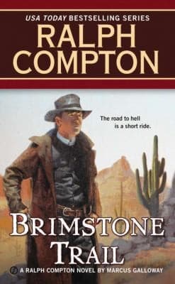 Tapa de Brimstone Trail A Ralph Compton Novel