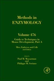 Tapa de Guide to Techniques in Mouse Development Part A
            
                Methods in Enzymology