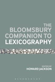 Tapa de The Bloomsbury Companion To Lexicography