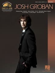 Tapa de Josh Groban With CD Audio
            
                Hal Leonard Piano PlayAlong