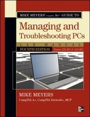 Tapa de Mike Meyers Comptia A Guide to Managing and Troubleshooting PCs Lab Manual Fourth Edition Exams 220801 220802
