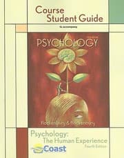 Tapa de Psychology Course Student Guide