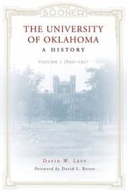 Tapa de The University Of Oklahoma A History Volume 1