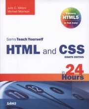 Tapa de Sams Teach Yourself Html And Css In 24 Hours