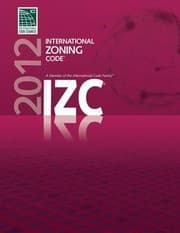 Tapa de International Zoning Code 2012