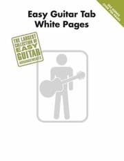 Tapa de Easy Guitar Tab White Pages