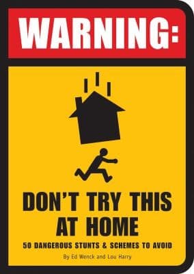 Tapa de Warning Dont Try This At Home