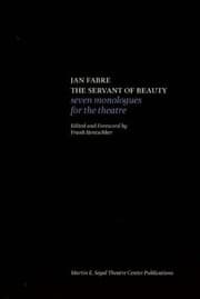 Tapa de The Servant Of Beauty 7 Monologues For The Theatre