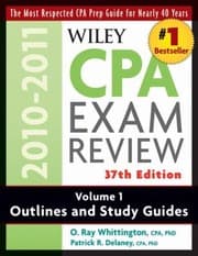 Tapa de Wiley Cpa Examination Review Outlines And Study Guides