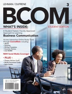 Tapa de Bcom3 Student Edition