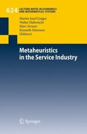 Tapa de Metaheuristics In The Service Industry