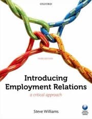 Tapa de Introducing Employment Relations A Critical Approach