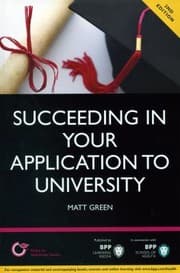 Tapa de Succeeding in Your Application to University