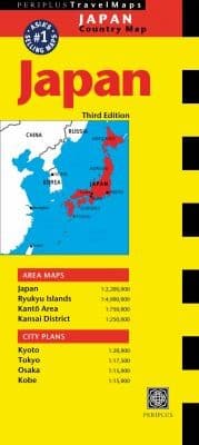 Tapa de Periplus Editions Travel Map Japan