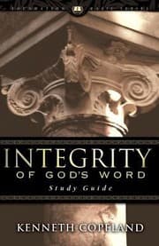 Tapa de Integrity of Gods Word Study Guide