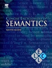 Tapa de Concise Encyclopedia Of Semantics