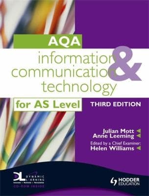 Tapa de Information and Communication Technology for AQA AS