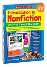 Tapa de Introduction To Nonfiction Writeon Wipeoff Flip Chart An Interactive Learning Tool That Teaches Youngsters How To Navigate Nonfiction Text Features For Reading Success