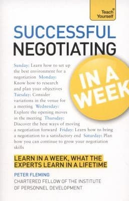 Tapa de Successful Negotiating In A Week