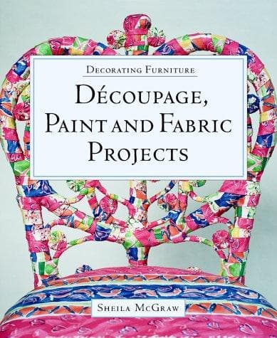 Tapa de Découpage, paint and fabric projects