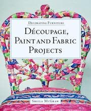 Tapa de Découpage, paint and fabric projects