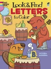 Tapa de Look Find Letters To Color