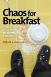 Tapa de Chaos For Breakfast Practical Help And Humor For Nonprofit Executives