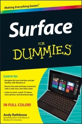 Tapa de Surface For Dummies