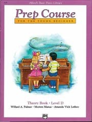 Tapa de Alfreds Basic Piano Prep Course Theory Bk D
Alfreds Basic Piano Library