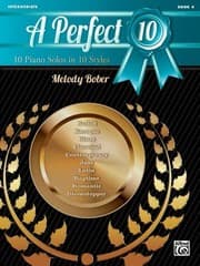 Tapa de A Perfect 10 10 Piano Solos In 10 Styles