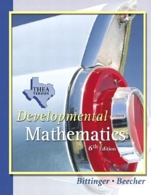 Tapa de Developmental Mathematics Thea Version