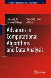Tapa de Advances In Computational Algorithms And Data Analysis